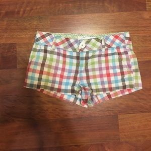 Plaid shorts